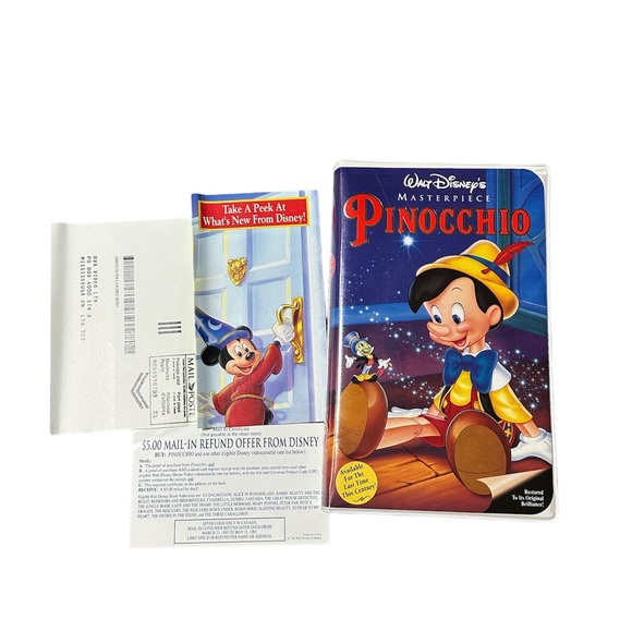 RARE DISNEY MASTERPIECE COLLECTION PINOCCHIO 1993 ORIGINAL PACKAGING - Picture 1 of 1
